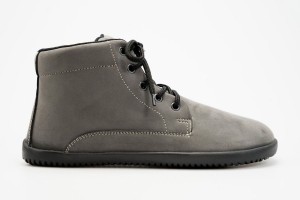 Ahinsa Sundara Nubuk Barfuß Stiefeletten Damen Grau | PGP1912TN