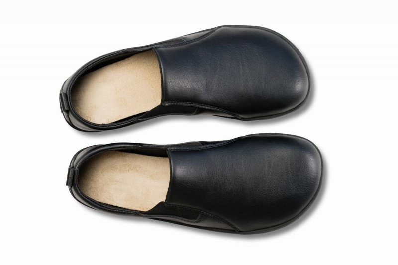 Ahinsa Vegan Leder Barfuß Slip-on-sneakers Damen Schwarz | FHC4917VI